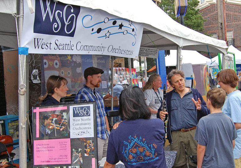 Summer Fest Community Partnership Tent