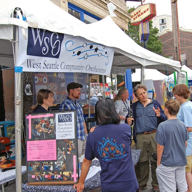 Summer Fest Community Partnership Tent