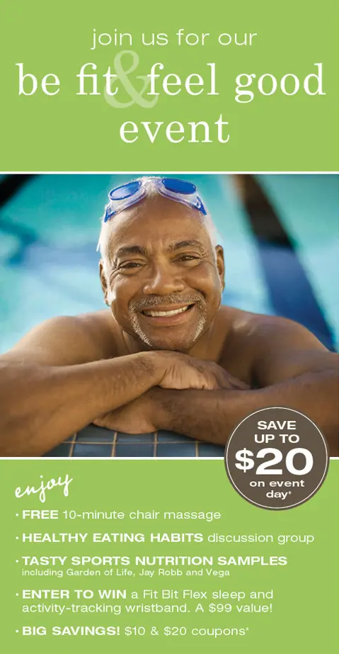 Be Fit Feel Good flier