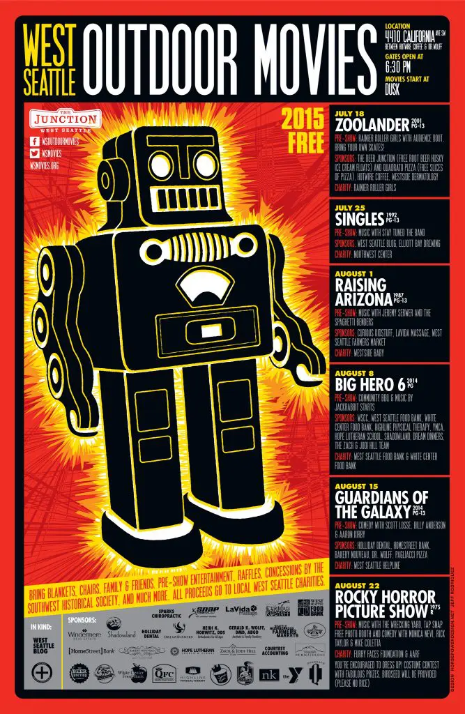 2015 West Seattle Outdoor Movies
