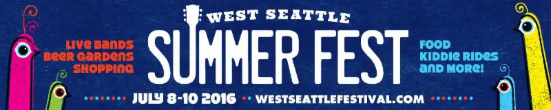 West Seattle Summer Fest 2016 Community Tent