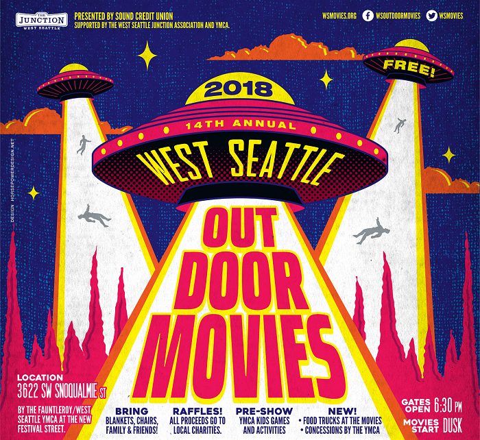 Outdoor Movie Night Aug 18th at Camp Long • West Seattle Junction